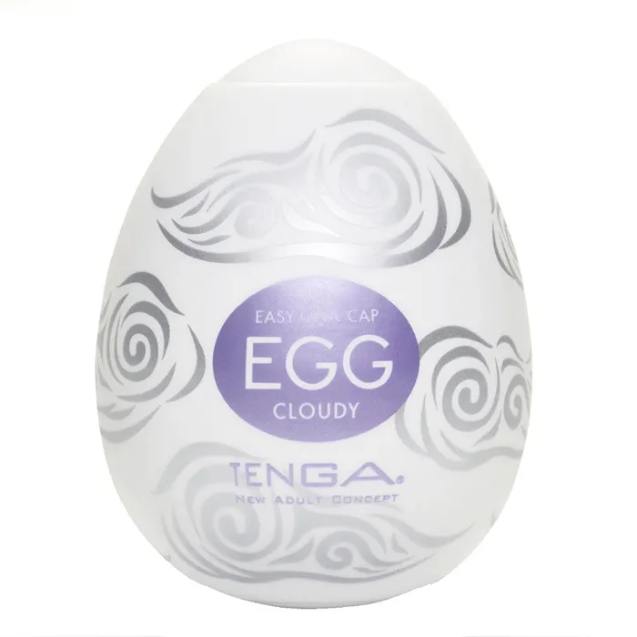 Tenga Male Sex Toys Tenga Cloudy Egg Masturbator