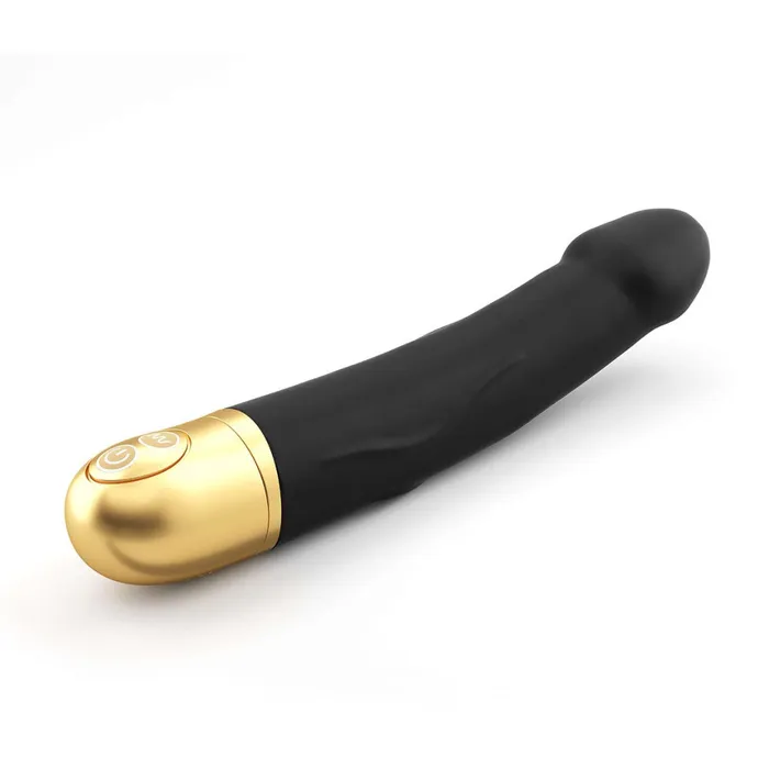 Vibrators Dorcel Powerful rechargeable Gspot silicone vibrator Real Vibration M black