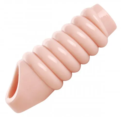 XR SM Really Ample Ribbed Penis Enhancer Sheath XR Male Sex Toys