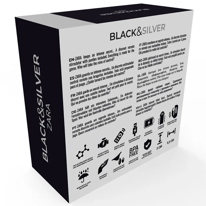 Zara Vibrating Underwear with Clitoris Stimulator Wireless Remote Black White Female Sex Toys Zara Vibrating Underwear with Clitoris Stimulator Wireless Remote Black White Female Sex Toys
