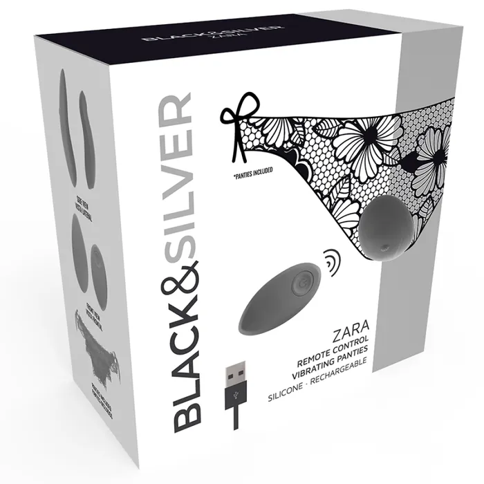 Zara Vibrating Underwear with Clitoris Stimulator Wireless Remote Black White Female Sex Toys Zara Vibrating Underwear with Clitoris Stimulator Wireless Remote Black White Female Sex Toys