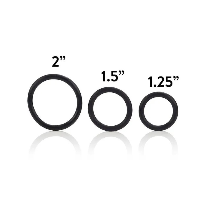 3 Piece Rubber Ring Set California Exotic Male Sex Toys