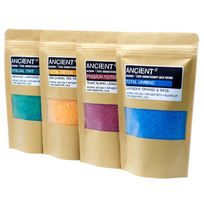 Ancient Wisdom Female Sex Toys Aromatherapy Bath Potion in Kraft Bag 350g Total Detox