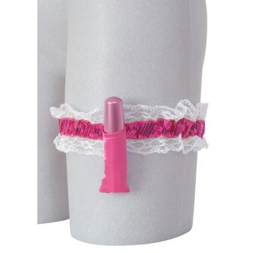 Bachelorette Party Favour Gifts Female Sex Toys Vibrating Lipstick in Garter