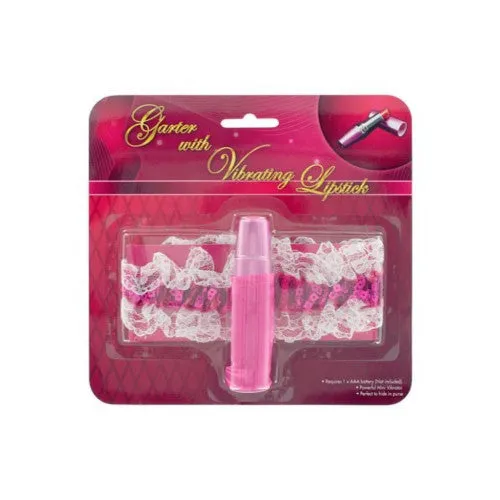 Bachelorette Party Favour Gifts Female Sex Toys Vibrating Lipstick in Garter