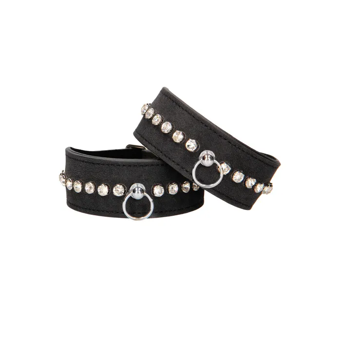 Couples Shots Toys Ouch Diamond Studded Ankle Cuffs