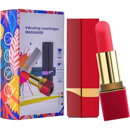 CyprusLoveShop Female Sex Toys 10 Speed Red Rechargeable Silicone Vibrating Lipstick CyprusLoveShop Female Sex Toys 10 Speed Red Rechargeable Silicone Vibrating Lipstick
