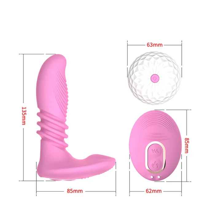 DIBE Kimi Auto Heating Thrusting Remote Control Wearable Vibrator DIBE Female Sex Toys