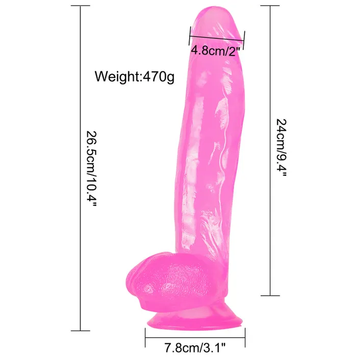 DY 265cm Large Realistic Crystal Dildo with Suction Cup Lifelike Pleasure DAYU Female Sex Toys