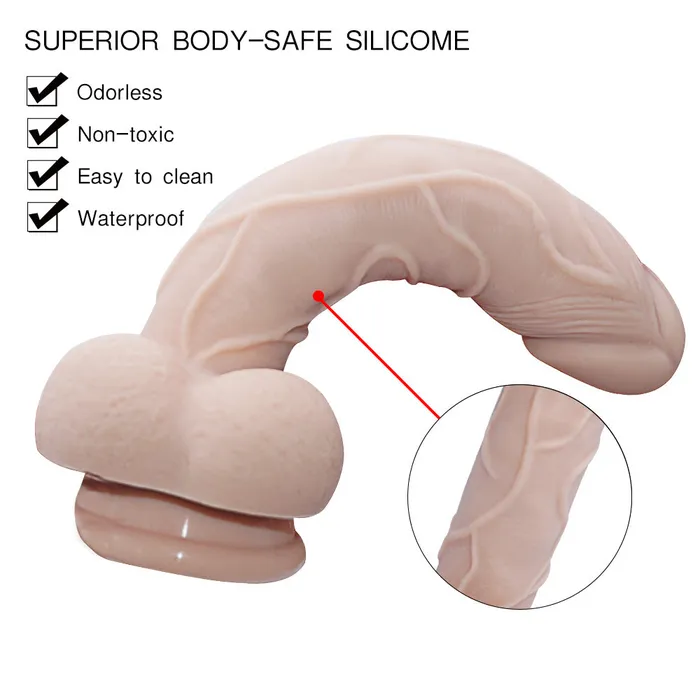 Female Sex Toys MD MD James Silicone Realistic Dildo