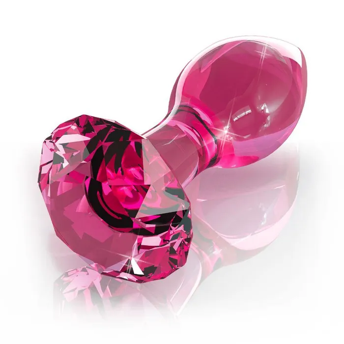 Icicles No79 Pink Crystal Glass Butt Plug PipeDream Anal