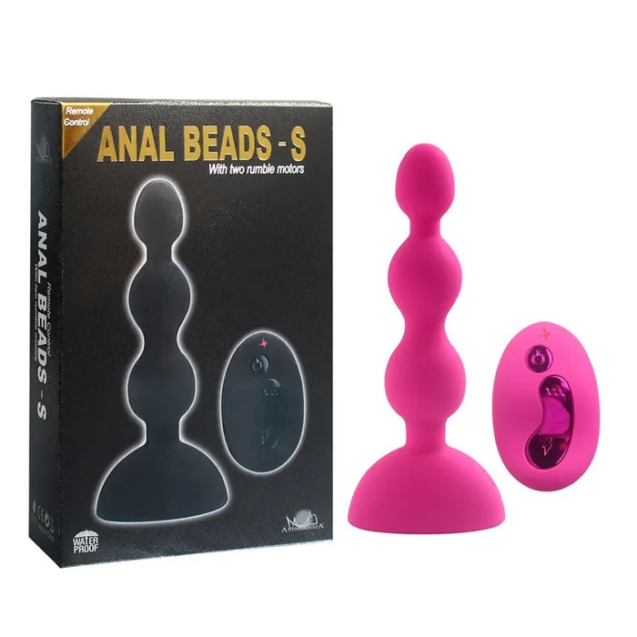 Male Sex Toys Aphrodisia Aphrodisia Remote Control Dual Motor Vibrating Anal Plug Rose