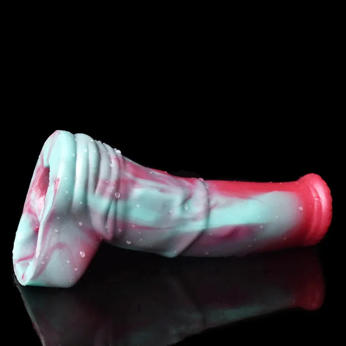 Male Sex Toys FAAK Peacock Fantasy Monster Silicone Penis Sleeve Cock Extender 305 FAAK