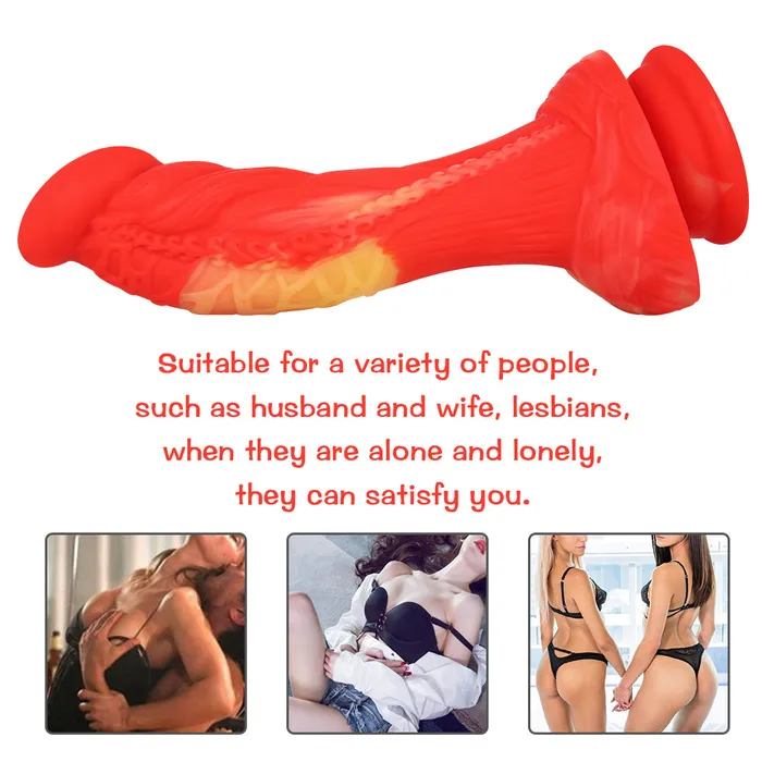 MD Anal MD 787 inch Flamingo Realistic Dildo Anal Plug