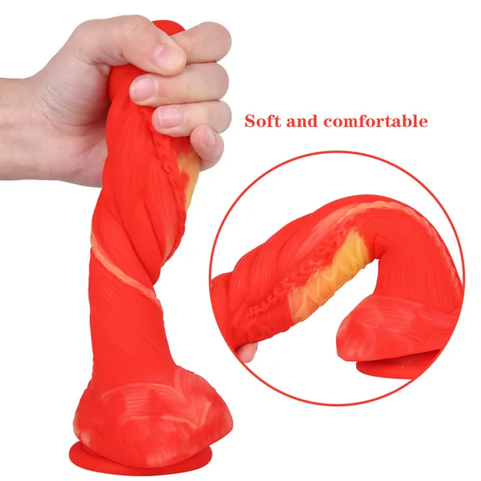 MD Anal MD 787 inch Flamingo Realistic Dildo Anal Plug