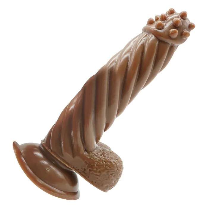 MD Anal MD Desert Eagle Throne Thread Dildo Anal Plug Brown