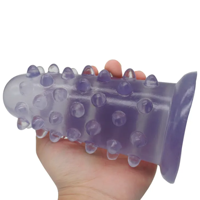 MD Hedgehog Huge Size Silicone Beaded Anal Plug Blue MD Anal