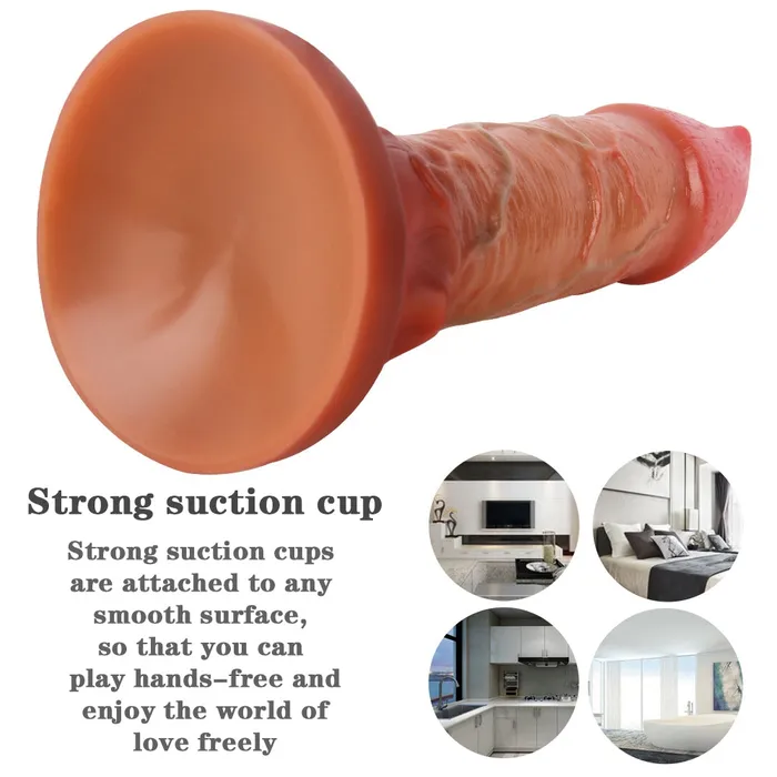 MD MD 866 Sward Fantasy Realistic Dildo Anal Plug Light Brown Anal