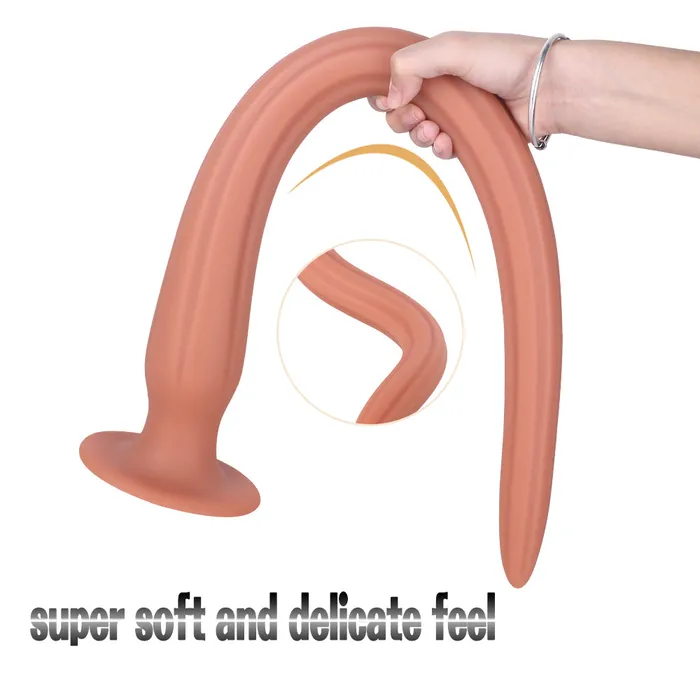 MD MD XL Anal Snake Anal Plug Flesh 2 Size 30cm60cm Male Sex Toys