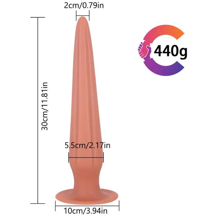 MD MD XL Anal Snake Anal Plug Flesh 2 Size 30cm60cm Male Sex Toys