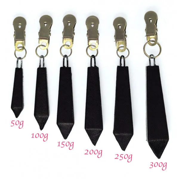 Rimba Female Sex Toys Long Nipple Clamps With Weight 100g