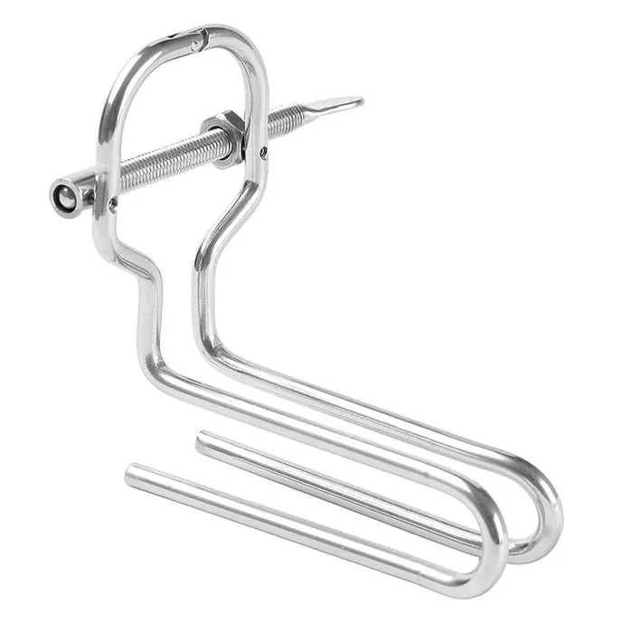 RY Male Sex Toys BDSM Premium Metal Speculum Anal Plug Vaginal Dilator Hollow Extender