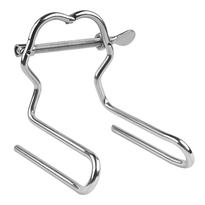 RY Male Sex Toys BDSM Premium Metal Speculum Anal Plug Vaginal Dilator Hollow Extender