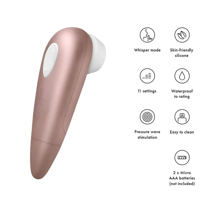 Satisfyer Vibrators Satisfyer 1 Next Generation Clitoral Stimulator Wave Vibrator