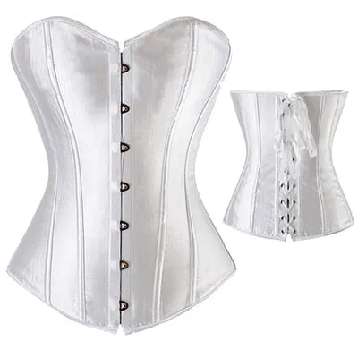 Sexy Womens Plus Size Overbust LaceUp Boned Corsets Kinkpod Plus Size