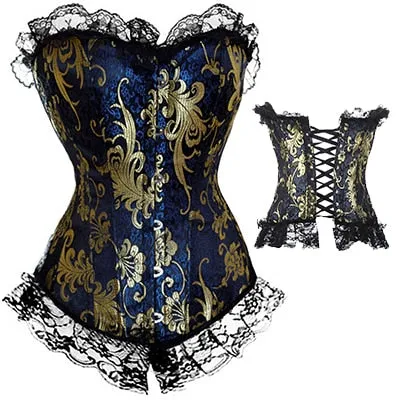 Sexy Womens Plus Size Overbust LaceUp Boned Corsets Kinkpod Plus Size