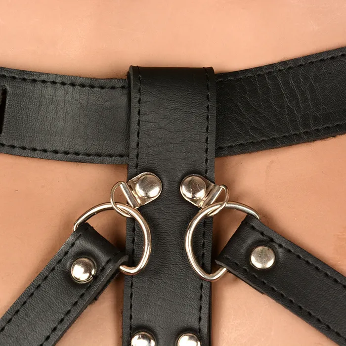 SexyPlay Male Sex Toys BDSM Mens Chastity Belt Harness Underwear with Padlock Chain Penis Lock Bondage