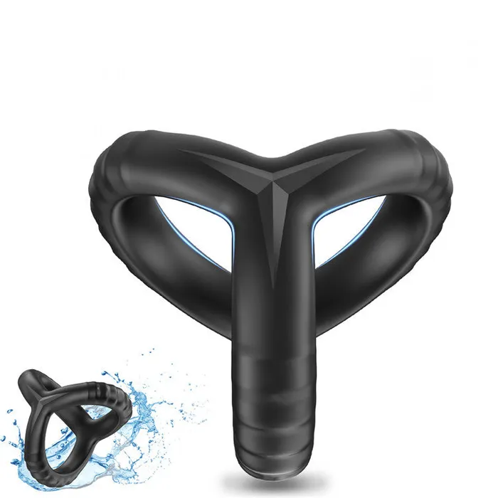 Silicone Penis Ring for enhanced erection delayed ejaculation Suctional Male Sex Toys