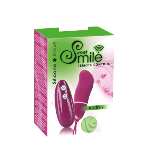 Sweet Smile Vibrators Sweet Smile Wireless Remote Controlled Bullet Vibe Berry