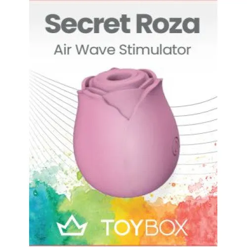 TOYBOX Secret Roza Air Wave Clitoral suction stimulator PINK ToyBox Female Sex Toys