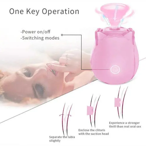 TOYBOX Secret Roza Air Wave Clitoral suction stimulator PINK ToyBox Female Sex Toys