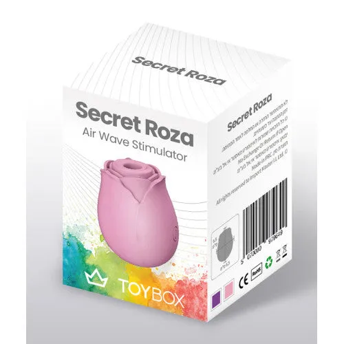 TOYBOX Secret Roza Air Wave Clitoral suction stimulator PINK ToyBox Female Sex Toys