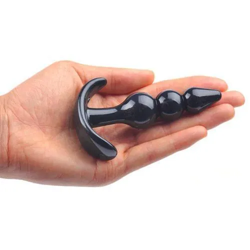 Various Toy Brands Anal Small Black Beaded Anal Plug