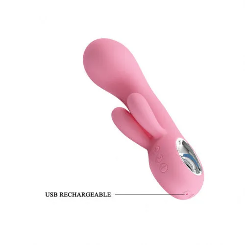 Vibrators Pretty Love Pretty Love Chris Rechargeable Rabbit Vibrator