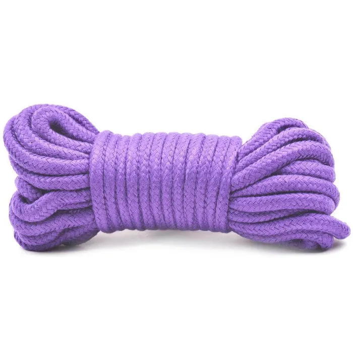 Vibrators Various Toy Brands 10 Metres Cotton Bondage Rope Purple